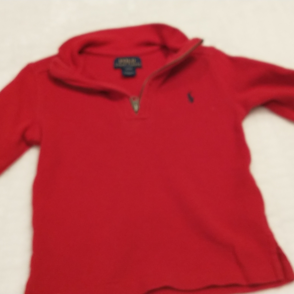 Boys 3/4 zip shirt